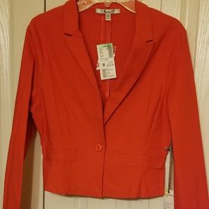 Women's orange blazer